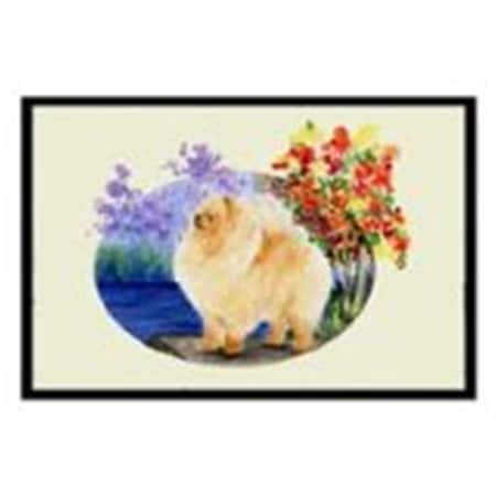 Jensendistributionservices 18 x 27 in. Pomeranian Indoor Outdoor Mat MI2557381